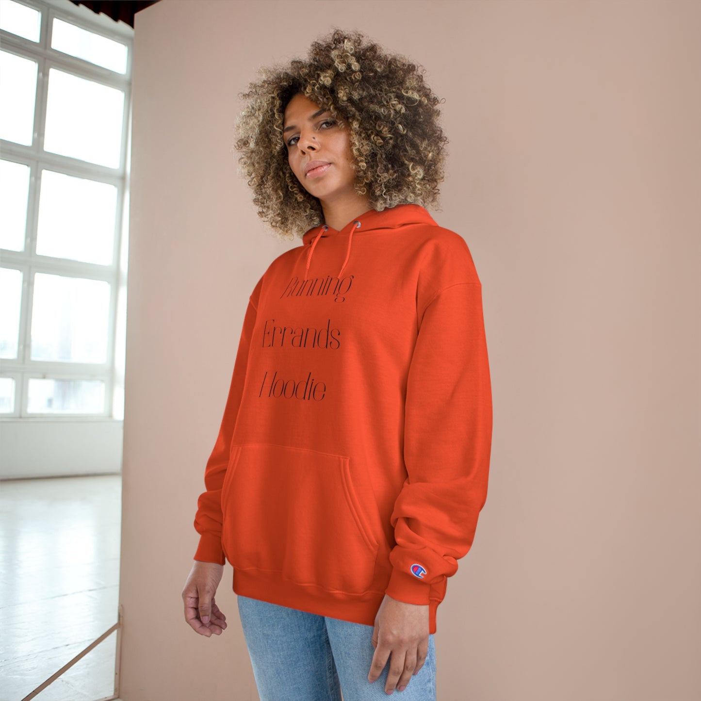 Running Errands Champion Hoodie